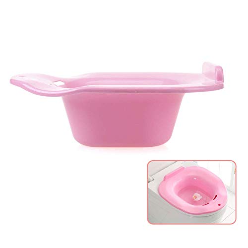 Sitz Baths The-Toilet Perineal bañera de remojo para hemorroides, Mujeres Embarazadas, Ancianos y Pacientes, 39,7 x 36,5 x 13 cm