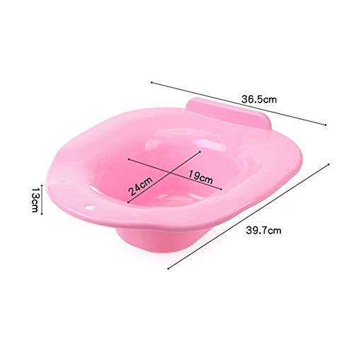Sitz Baths The-Toilet Perineal bañera de remojo para hemorroides, Mujeres Embarazadas, Ancianos y Pacientes, 39,7 x 36,5 x 13 cm