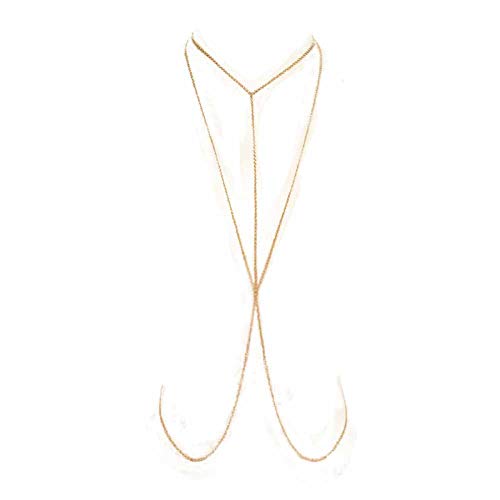 SIYWINA Sexy Cuerpo Cadena Cintura Vientre Cadenas Bikini Playa Bra Cadena