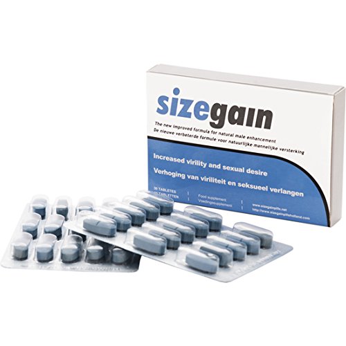 SIZEGAIN Pills Mejora EL TAMAÑO del Miembro Masculino