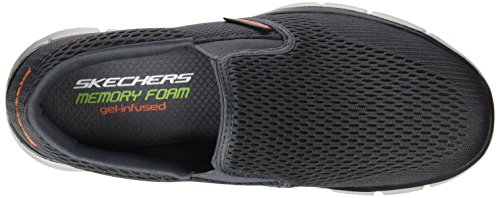 Skechers 51509 - Zapatillas de Deporte de Sintético Hombre, Color Marrón, Talla 43 EU