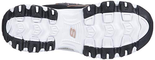 Skechers D Lites Glamour - Zapatillas Bajas Mujer Negro Talla 40