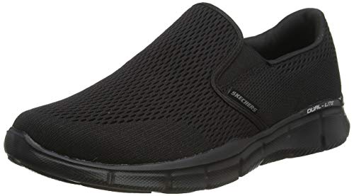 Skechers Men's Equalizer-Double Play Moccasins, Black (Black), 9.5 UK (44 EU)