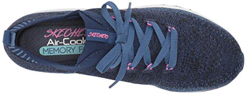 Skechers Skech-air - Zapatillas para mujer, color gris claro, zapatillas para correr, color Azul, talla 37 EU