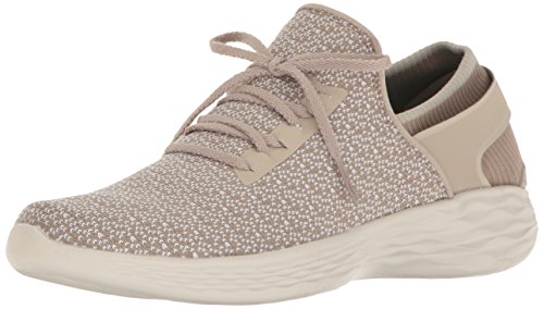 Skechers You-Inspire, Zapatillas para Mujer, Beige (Nat), 35 EU