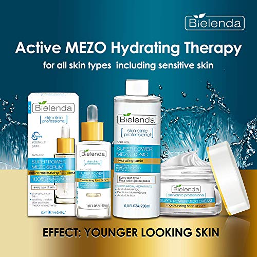 Skin Clinic Professional Super Power Mezo Serum Actively Hydrating Anti-Age Day Night Serum 30ml by Bielenda
