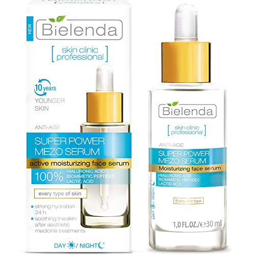 Skin Clinic Professional Super Power Mezo Serum Actively Hydrating Anti-Age Day Night Serum 30ml by Bielenda