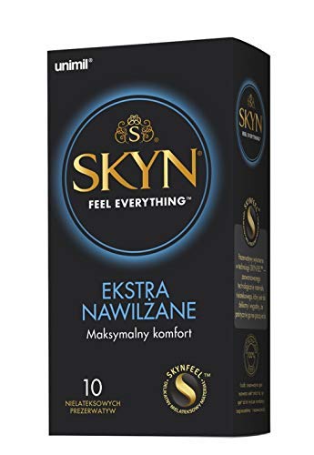 SKYN® Extra Lubricated, Condones sin látex extra lubricados - Pack de 10 x 1