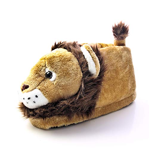 Sleeper'z - León - Zapatillas de casa Animales Originales y Divertidas - Adultos y Niños - Hombre y Mujer - 39/41 (L)
