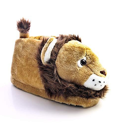 Sleeper'z - León - Zapatillas de casa Animales Originales y Divertidas - Adultos y Niños - Hombre y Mujer - 39/41 (L)