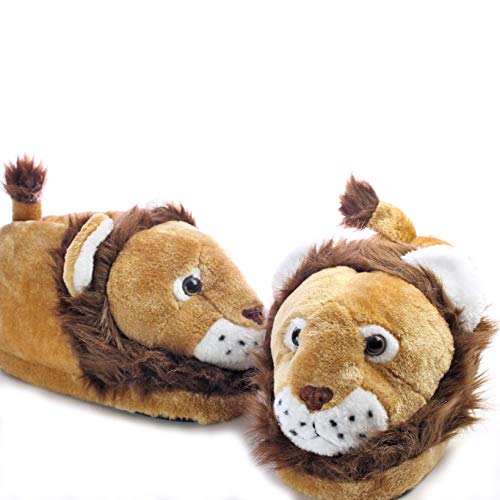 Sleeper'z - León - Zapatillas de casa Animales Originales y Divertidas - Adultos y Niños - Hombre y Mujer - 39/41 (L)