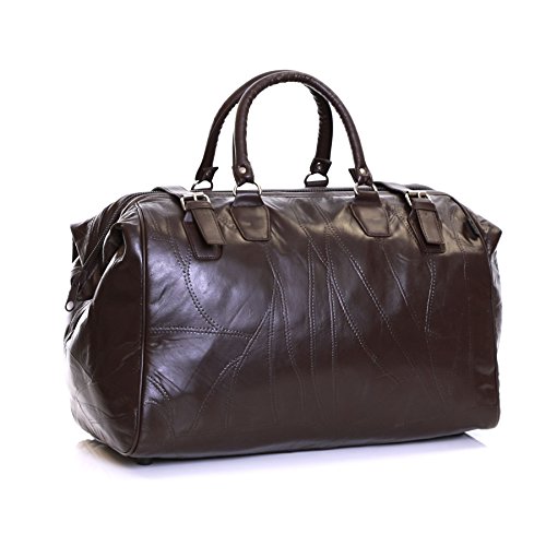 Slimbridge Málaga Bolsa de Viaje de Cuero, Marrón
