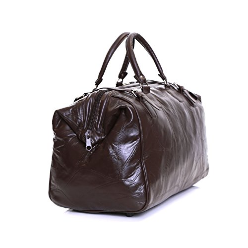 Slimbridge Málaga Bolsa de Viaje de Cuero, Marrón