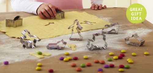 Smartbox Cooksmart Kids - Juego de moldes para Galletas, Infantil, Modelo Princess, 8 Piezas