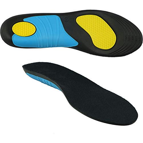 smart&gentle Plantillas gel especiales para calzado de trabajo - Transpirables, talla ajustable, amortiguan impactos, plantillas fascitis plantar y otras molestias