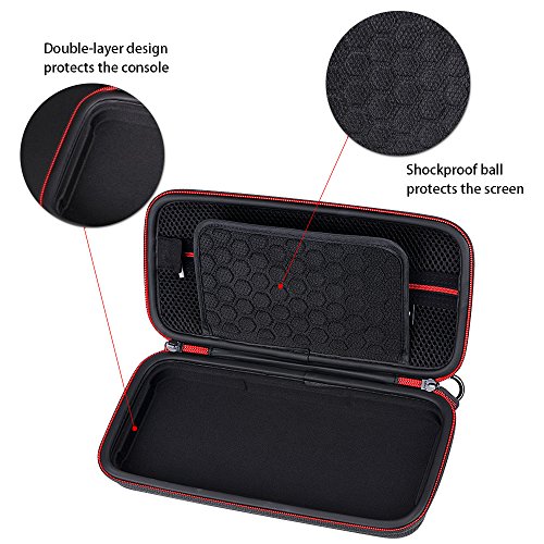 Smatree Estuche Rígido de Gran Capacidad para Nintendo Switch y Extra Switch Pro Controller