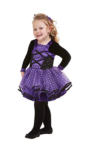 Smiffys 61127T1 - Disfraz de bruja de estrella para niño, color morado