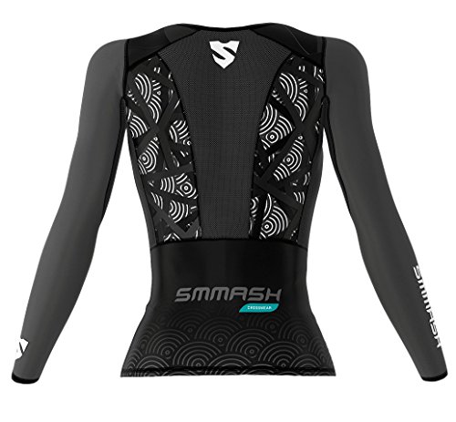 SMMASH VITRAGE Camiseta de manga larga para mujer para Crossfit (XL)