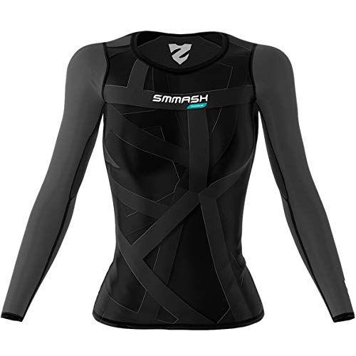 SMMASH VITRAGE Camiseta de manga larga para mujer para Crossfit (XL)