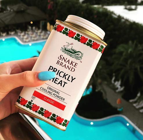 Snake Brand Prickly Heat Polvo de Enfriamiento de Calor Espinoso (Classico, 140g)