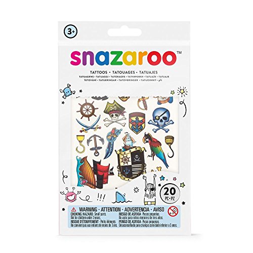 Snazaroo - Set de tatuajes temporales, aventuras , color/modelo surtido