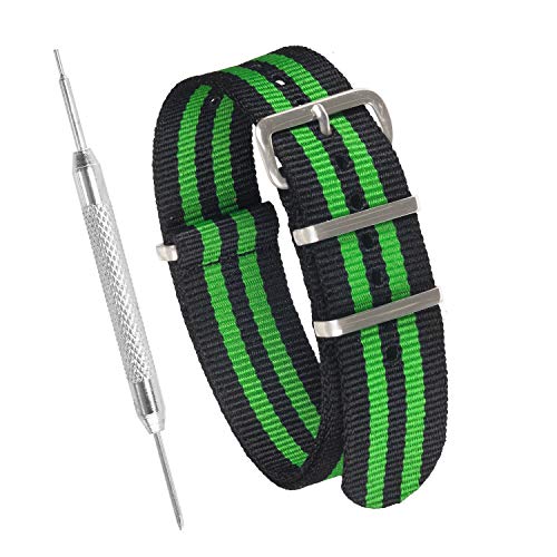 Sniper Bay Unisexo Nylon NATO correa de reloj