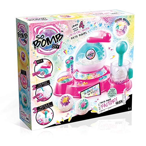 So Bomb DIY Fábrica de Bombas de baño de Cristal, Color Fucsia y Verde (Canal Toys BBD020)