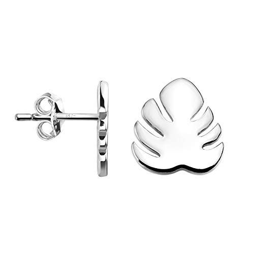 SOFIA MILANI Pendientes Mujer Hojas Ramas Plata de Ley 20684