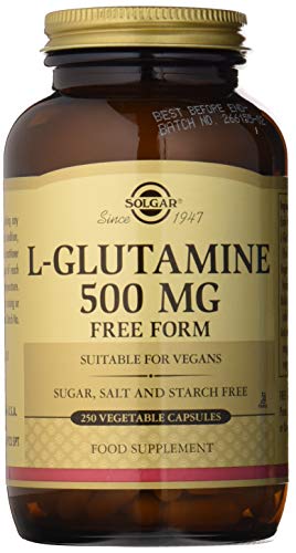 Solgar L-Glutamina Cápsulas vegetales de 500 mg - Envase de 250