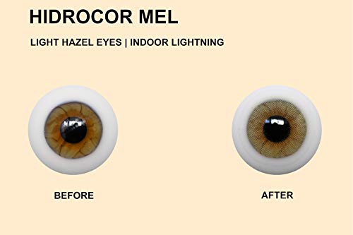 Solotica Hidrocor Mel - lentillas de colores anuales sin doprtías - 1 par (2 undidades)