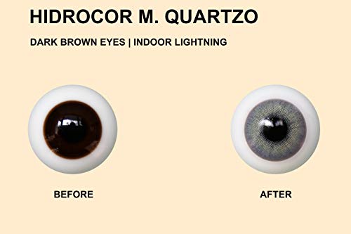 Solotica Hidrocor Quartzo - lentillas de colores mensuales sin doprtías - 1 par (2 undidades)