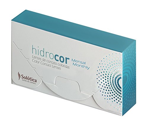 Solotica Hidrocor Quartzo - lentillas de colores mensuales sin doprtías - 1 par (2 undidades)