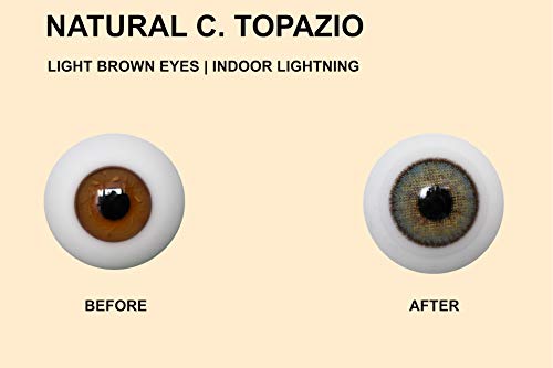 Solotica Natural Colors Quartzo - lentillas de colores anuales sin doprtías - 1 par (2 undidades)