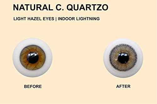 Solotica Natural Colors Quartzo - lentillas de colores anuales sin doprtías - 1 par (2 undidades)