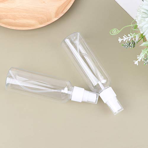 Solustre 10Pcs Botella de Spray Botella de Spray de Plástico Recargable Botella de Niebla Vacía para Líquidos Cosméticos Soluciones de Limpieza con Champú Limpiadores Caseros Plantas 200 Ml