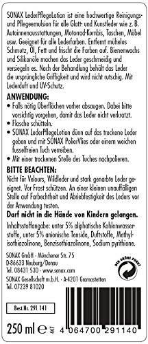 SONAX 02911410-544 Crema para Cueros, 250 ml