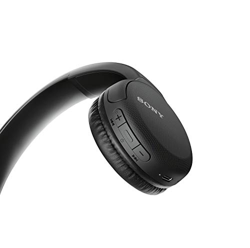 Sony WH-CH510 - Auriculares de diadema bluetooth con hasta 35 h de autonomía, negro