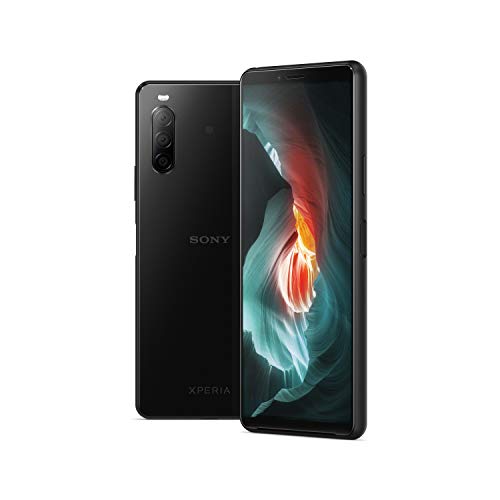 Sony Xperia 10 II - Teléfono móvil 21:9 de 6" (FHD, OLED, cámara Triple Objetivo, Android 10, Libre, 4 GB RAM, 128 GB, IP65/68 y Corning Gorilla Glass 6 en Cristal Frontal y Trasero), Negro
