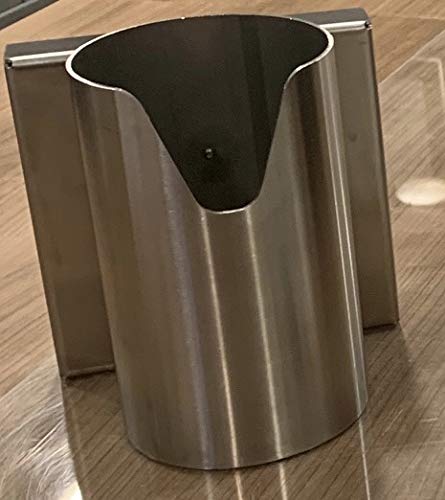 Soporte Dispensador Gel desinfectante manos en Acero inoxidable quirúrgico, especial fijación pared modelo Londres