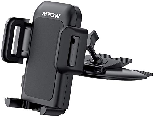 Soporte Universal de Móviles para Ranura del CD de Coches, Mpow Grip Pro 2 Car Mount Universal para iPhone 7 / 7plus, LG G5, Nexus 5X / 6 / 6P y Otro Smartphone GPS Navegador