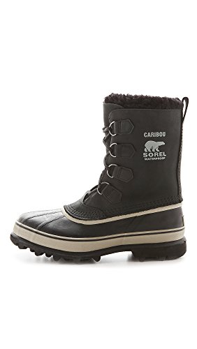 Sorel Caribou, Botas de Nieve para Hombre, Negro (Tusk 14), 42 EU