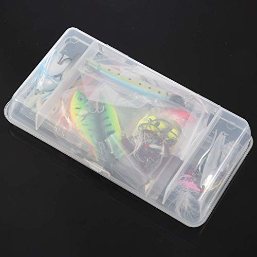 Soul hill 100 Pesca Señuelos Spinners Tapones Blandos Cuchara de salmón Agujero Pike + Box Set