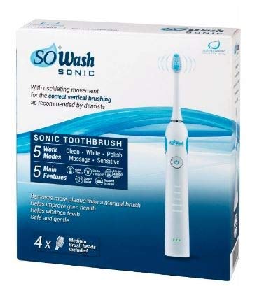 Spazzolino elettrico SoWash Sonic per gengive sane e denti più bianchi
