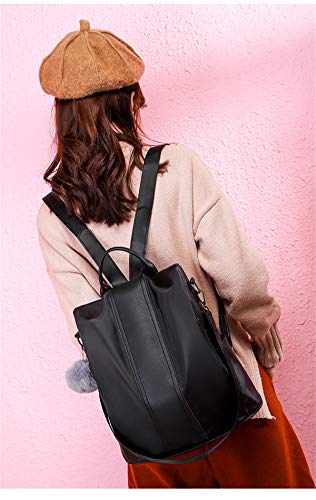 SPEEDEVE Mochila Antirrobo Mujer Portatil Impermeable,8888-1 Negro