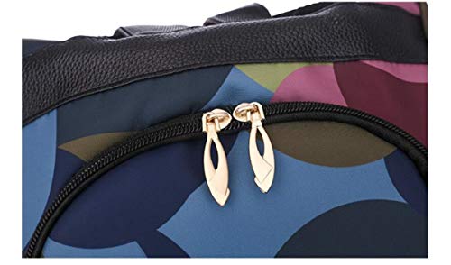 SPEEDEVE Mochila Antirrobo Mujer,Verde-Colorido