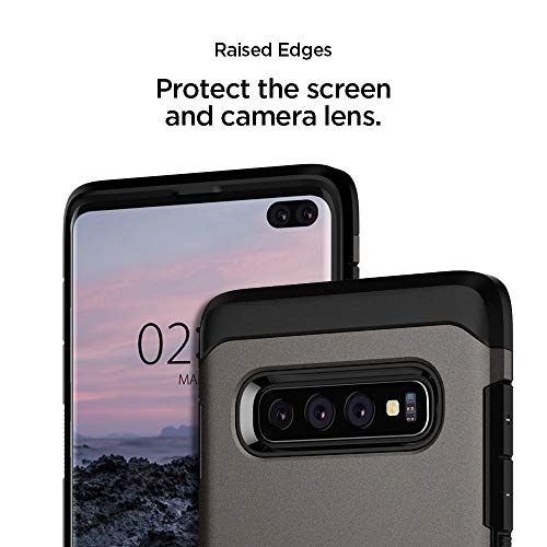 Spigen Compatible con Galaxy S10 Plus /S10+ Funda Tough Armor con Kickstand y Certificado de Extrema protección - Bronce