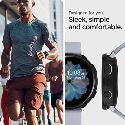 Spigen Liquid Air Armor Compatible con Samsung Galaxy Watch Active 2 44mm Funda (2019) - Negro