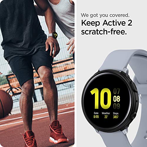 Spigen Liquid Air Armor Compatible con Samsung Galaxy Watch Active 2 44mm Funda (2019) - Negro