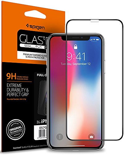 Spigen, Protector Pantalla iPhone 11 Pro / XS / X (5.8"), Compatible con las Fundas, Cobertura y Protección Completa, Compatible con el Face ID, Cristal Templado iPhone 11 Pro (057GL22986)