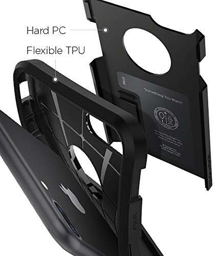 Spigen® [Tough Armor 2ª generación Funda iPhone 8 Plus y 7 Plus con Extrema protección y Tecnología de cojín de Aire con Kickstand para iPhone 7 Plus (2016), iPhone 8 Plus [Negro]